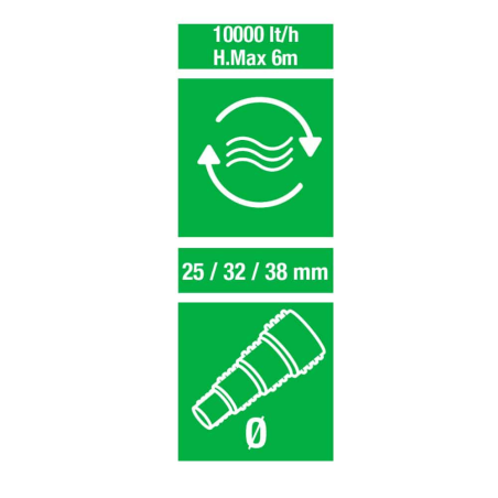 ARTICOLO USATO Amtra Pond Stream 10000 - pompa professionale per laghetti