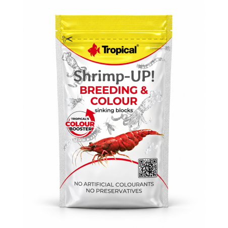Tropical Shrimp-UP! Breeding & Colour sacchetto 10gr – alimento completo per la colorazione delle caridine
