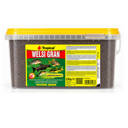 Tropical Welsi Gran 5L/3,25kg - Mangime per pesci che si nutrono vicino al fondo