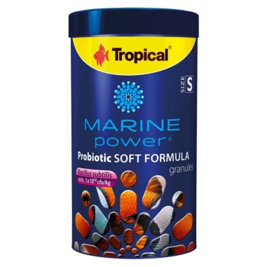 Tropical Marine Power Probiotic Soft Formula S 100ml/60g - mangime base in granuli morbidi per tutti i pesci marini
