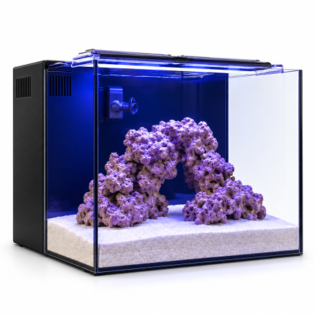 AquaForest Nano Tank - Acquario cm45×45×45 90L completo di filtro e LED