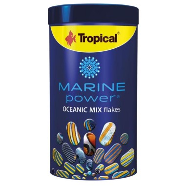 Tropical Marine Power Oceanic Mix Flakes 250ml/50gr - fiocchi multi-ingrediente per pesci marini
