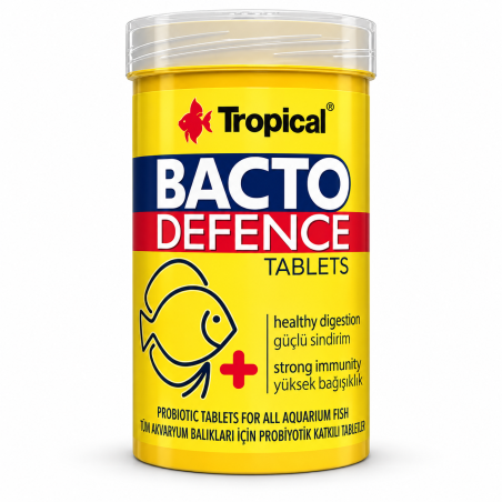 Tropical Bacto Defence Tablets 100ml/50cpr – Integratore probiotico per pesci d’acquario
