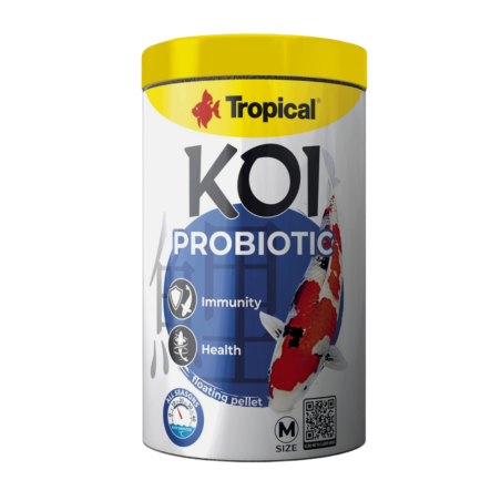 Tropical Koi Probiotic Pellet Size M 1000ml/320gr – Mangime probiotico galleggiante per carpe Koi