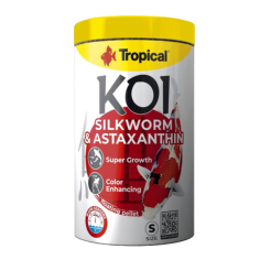 Tropical Koi Silkworm & Astaxanthin Pellet Size S...