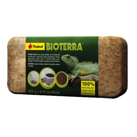 Tropical Bioterra 650 g – Substrato naturale in fibra di cocco per terrari