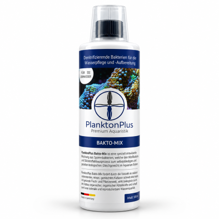 PlanktonPlus Bakto-Mix 500ml – Batteri per acquari marini e d’acqua dolce
