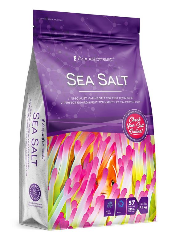Aquaforest Sea Salt sacco da 7,5kg | Aquariumline.com - Negozio Acquari