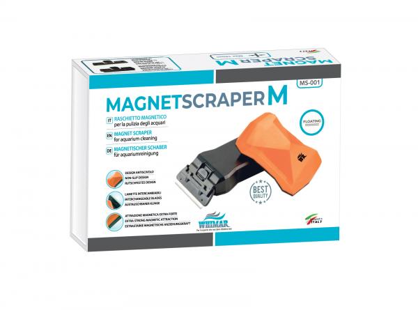 Whimar Magnet Scraper M - spazzola magnetica galleggiante per Vetri fino a 10mm