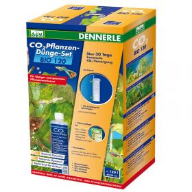 Dennerle 3009 - Bio 120 - Biological CO2 fertilization for aquaria from 80 cm – with control gel and Mini-Topper
