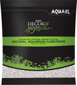 Aquael Decoris White Gravel 2-3mm 1Kg