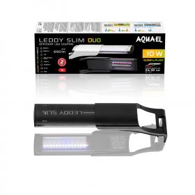 Aquael Leddy Slim DUO Sunny & Plant 10W colore nero - plafoniera LED per acqua dolce