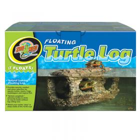 Zoomed Floating Turtle Log (30x15x15cm) - natural floating log