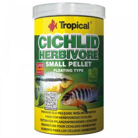 Tropical Cichlid Herbivore Small Pellet 1000ml / 360gr - Alimentazione Base per Ciclidi Erbivori