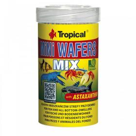 Tropical Mini Wafer Mix 100ml / 55gr - cialde affondanti con astaxantina e spirulina, per crostacei e pesci che si nutrono sul fondo