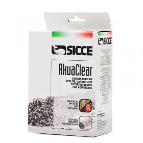 Sicce AkuaClear 1000ml - combinazione di zeolite, carbone e resine filtranti per acquario