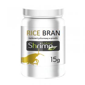 Shrimp Nature Rice Bran 15gr - alimento in polvere a base di fibre per gamberetti