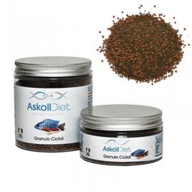 Askoll Diet Granulo Ciclidi - alimento completo per Ciclidi di piccole e medie dimensioni.