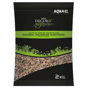 Aquael Natural Multicolored Gravel 1.4-2mm 2Kg