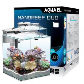 Aquael Nano Reef Duo - Mini Acquario Marino cm35x35x40h con Filtro e Illuminazione LED