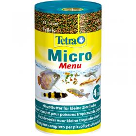 Tetra Micro Menu 4in1 100ml/65gr - Miscela completa con quattro tipi di mangimi in scomparti separati per tutti i pesci di piccole dimensioni