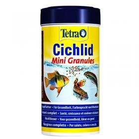 Tetra Cichlid Mini Granules 250ml/125gr - Mangime di base per piccoli Ciclidi