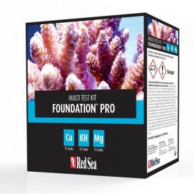 Red Sea Reef Foundation Pro Test Kit Ca/Kh/Mg - Test per la Misurazione del Calcio, KH e Magnesio