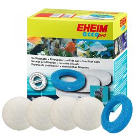 EHEIM 2616320 for Filters EccoPro 2032 - 2034 - 2036 Replacement sponges (four white one blue)