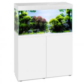 Aquael OptiSet 200 Bianco cm101x41x56h senza supporto - acquario in extrachiaro con illuminazione LED