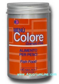 Equo Men Colore granulometria fine 500gr - alimento completo per enfatizzare la colorazione dei pesci ornamentali tropicali