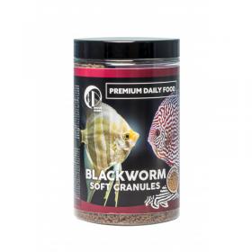 DiscusHobby BlackWorm Granules 400ml/200g - mangime proteico per pesci d'acqua dolce