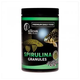 DiscusHobby Spirulina Granules 400ml/200g - mangime completo per pesci d'acqua dolce