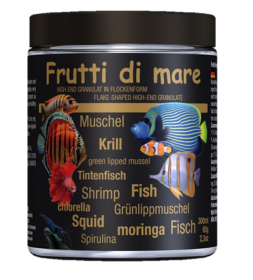 Discusfood Frutti di Mare 300ml/65gr - fioccato a base di granulato estruso per acqua dolce e marina