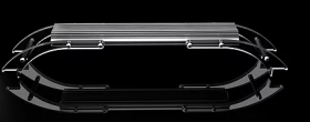 GNC SilverBridge - supporto bordo vasca per montare barre LED SilverMoon su vasche da 44 a 160cm