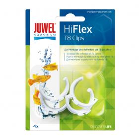 Juwel Clips T8 per Riflettori Hi-Flex - 4 pz