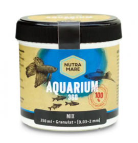 Nutramare Aquarium360 Mix 0,03-2mm 250ml - granulato Premium per pesci d'acqua dolce