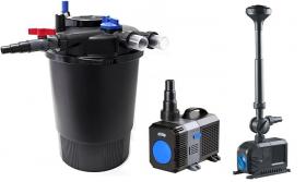 SunSun Kit ECO up to 30000 liters ponds with press filter, rising pump, UV-C,fountain pump