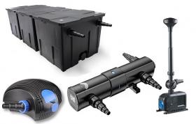 SunSun Kit PRO CBF fino a 24000 litri con filtro biologico, pompa professionale, UV-C e giochi d'acqua