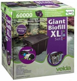 Velda Giant Biofil set XL 60000 - filtro multicamera completo di pompa, UV-c e aeratore per laghetti fino a 60000 litri
