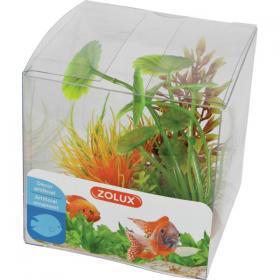 Zolux Decor Plant Box 4pz kit 3 - mix di 4 piante artificiali