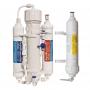 Aquili reverse in-line osmosis system 75GPD + Filter for NO3 PO4 SiO2 + Flush Valve
