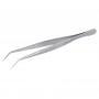 AquariumLine Plant Tweezers Narrow Point Curved Whit Serrated Handle - 17cm lengthcod. YD01