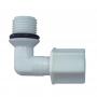 AQL fitting 1/4 x 1/4 Male Thread Male for Osmosis System
