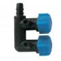 AQL Plastic valve with 2 outputs