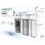 Aqpet Osmosy4 Pro 75GPD - impianto ad osmosi a bicchiere 4 stadi