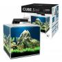 Ciano Cube 5 cm18,1x18,1x22,2h 5 litri - nano acquario completo di filtro e illuminazione LED