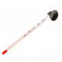Ferplast -  Thermometer in glass with silicon suction cup black