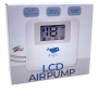 AQL LCD Air Pump colore bianco - aeratore con battery back-up 2x1,8 L/min 2w