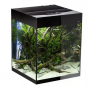 Aquael Glossy Set Cube D&N Nero 132L cm50x50x63h - acquario completo di illuminazione LED