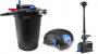 SunSun Kit PRO per laghetti fino a 30000 litri con filtro pressurizzato, UV-C integrato, pompa di risalita professionale e giochi d'acqua